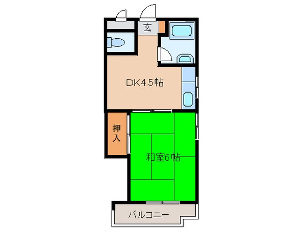 まるわビルの物件間取画像